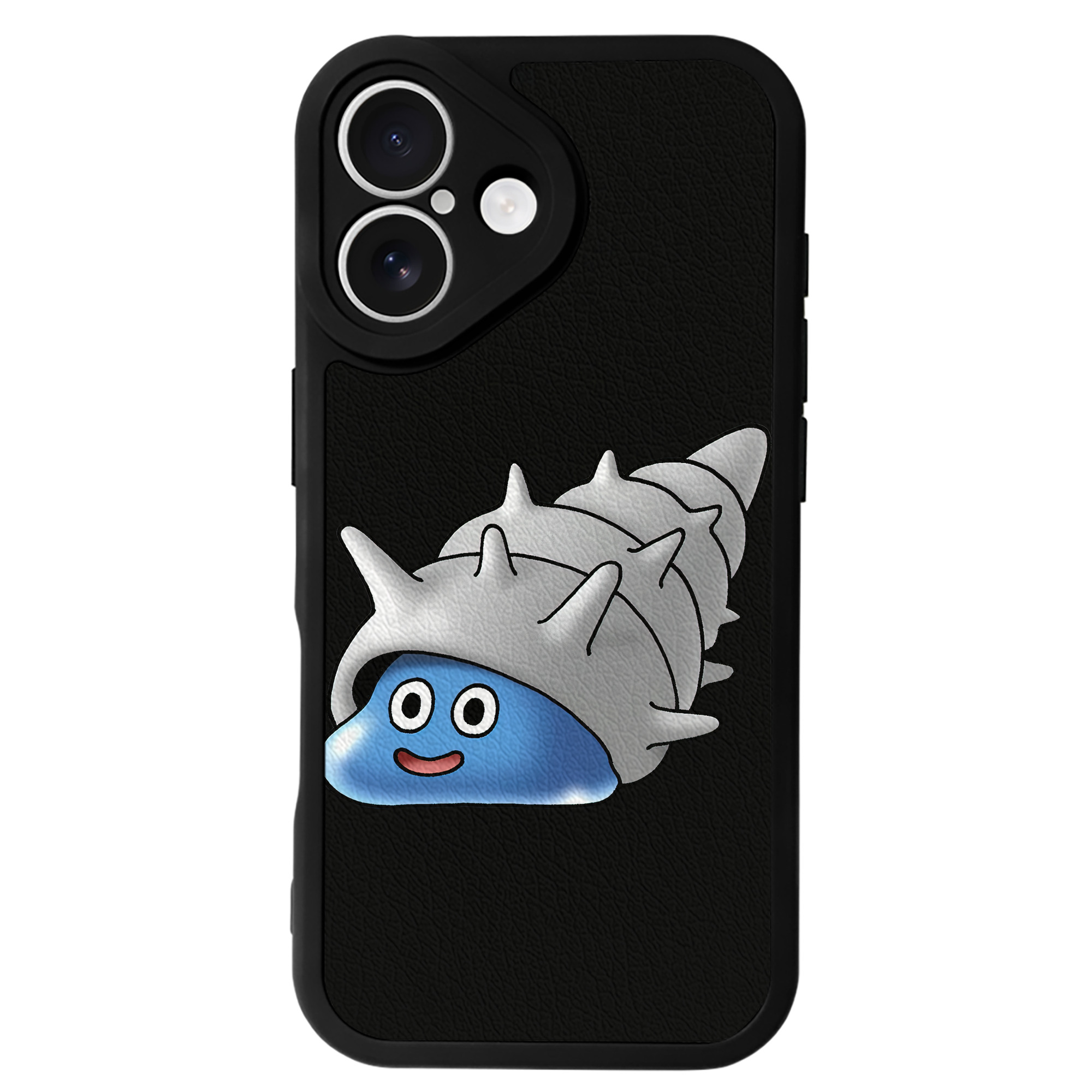 （画像用） ドラゴンクエスト Doragon Kuesuto Dragon Quest 【iPhone 16シリーズ対応】シリコンスマホケース（レザー調） 材質：シリコン
